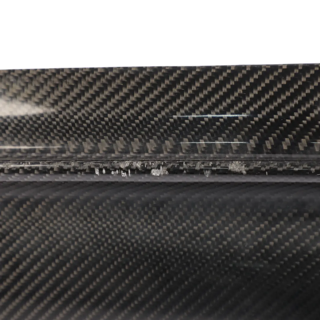 BMW E46 M3 Coupe Rear Bumper Diffuser Lower Trim Cover Carbon CSL Style - SKU E46-M3-REAR-DIFFUSER - Part number E46-M3-REAR-DIFFUSER