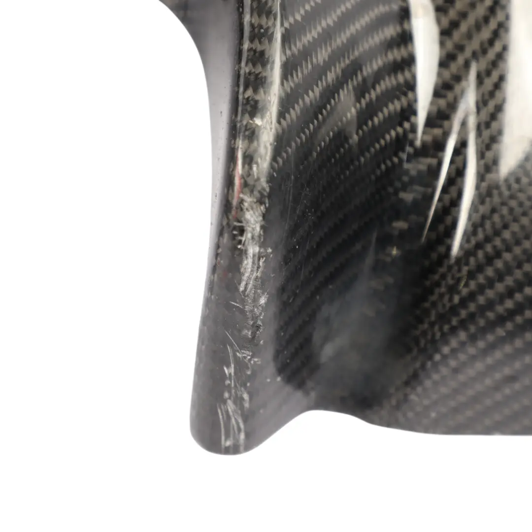 BMW E46 M3 Coupe Rear Bumper Diffuser Lower Trim Cover Carbon CSL Style - SKU E46-M3-REAR-DIFFUSER - Part number E46-M3-REAR-DIFFUSER