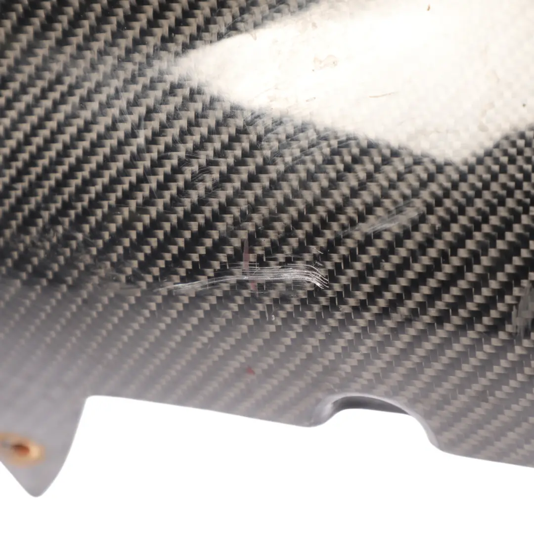 BMW E46 M3 Coupe Rear Bumper Diffuser Lower Trim Cover Carbon CSL Style - SKU E46-M3-REAR-DIFFUSER - Part number E46-M3-REAR-DIFFUSER