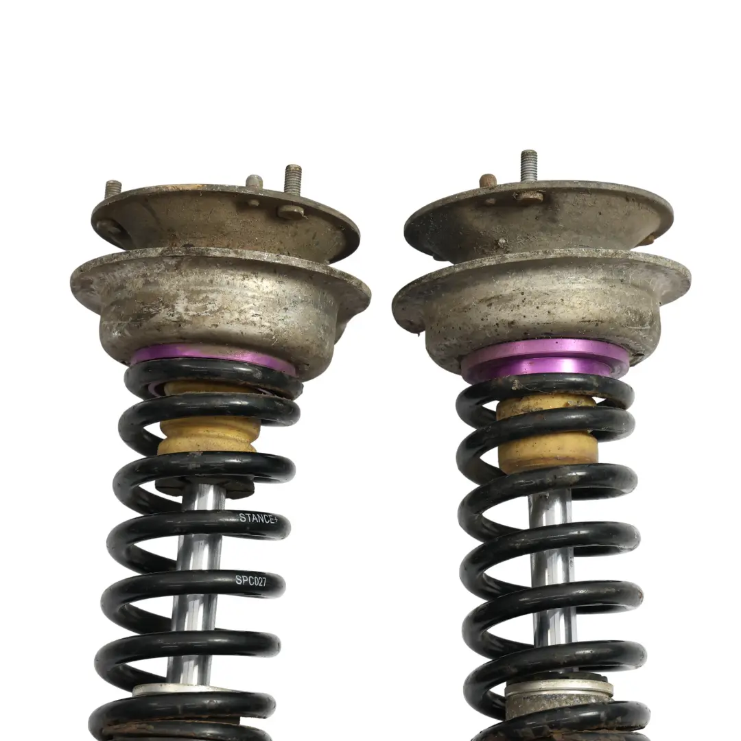 BMW E87 Suspensión Muelle Helicoidal Postura+ Juego Delantero Izquierdo Derecho - SKU E87-SPRING-STRUT-SET-1 - Número de pieza E87-SPRING-STRUT-SET