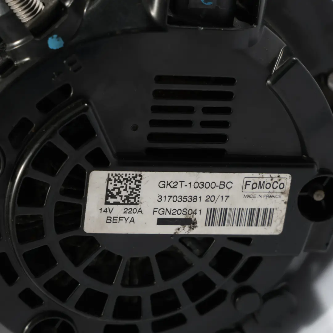 Ford Transit Mk8 Alternatore Generatore 220A 2.0 Motore Diesel 6CIT-10300-BC - SKU GK2T-10300-BC - Numero di parte GK2T-10300-BC