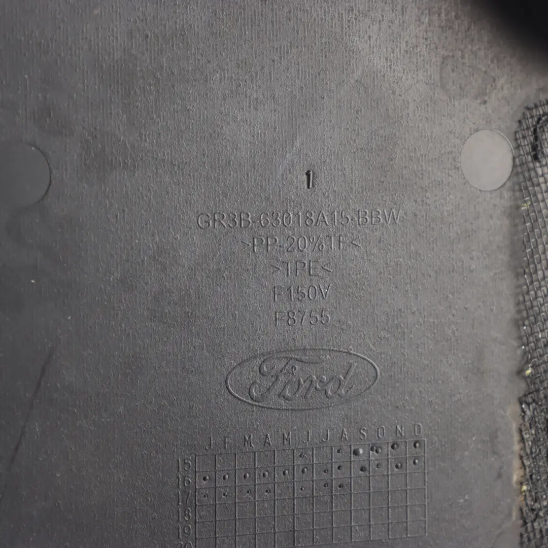 Ford Mustang VI Underbonnet Battery Tray Cover Panel Housing - SKU RHD-GR3B-63018A15-BB - Part number GR3B-63018A15-BB