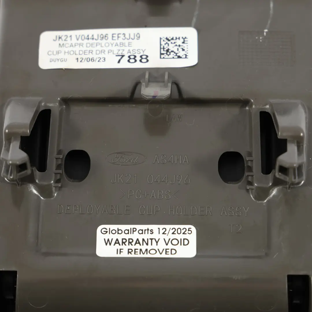 Mk8 Dash Flip Down Cup Holder Assembly to Ford Transit Custom with Part number JK21-V044J96-EF Ford Transit Custom Mk8 Dash Flip Down Cup Holder Assembly - SKU JK21-V044J96-EF - Part number JK21-V044J96-EF