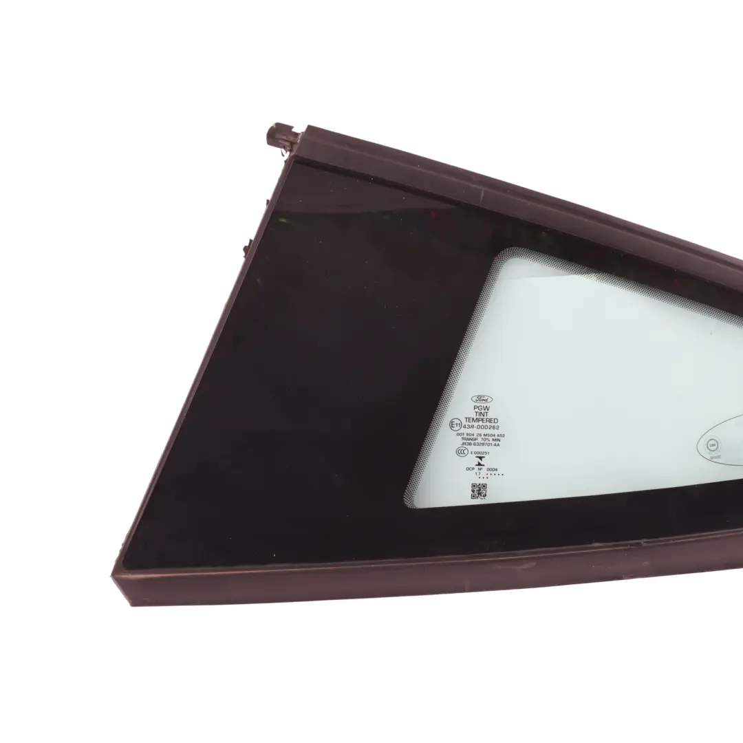 Quarter Window Glass Rear Left N/S Side AS2 to Ford Mustang VI with Part number JR3B-6329701-AA Ford Mustang VI Quarter Window Glass Rear Left N/S Side AS2 - SKU JR3B-6329701-AA - Part number JR3B-6329701-AA