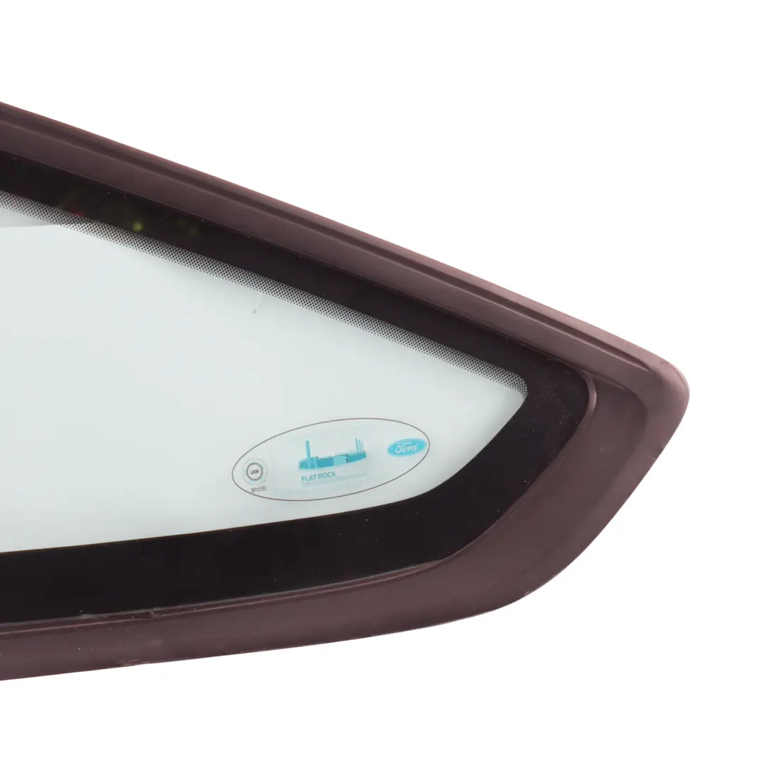 Quarter Window Glass Rear Left N/S Side AS2 to Ford Mustang VI with Part number JR3B-6329701-AA Ford Mustang VI Quarter Window Glass Rear Left N/S Side AS2 - SKU JR3B-6329701-AA - Part number JR3B-6329701-AA