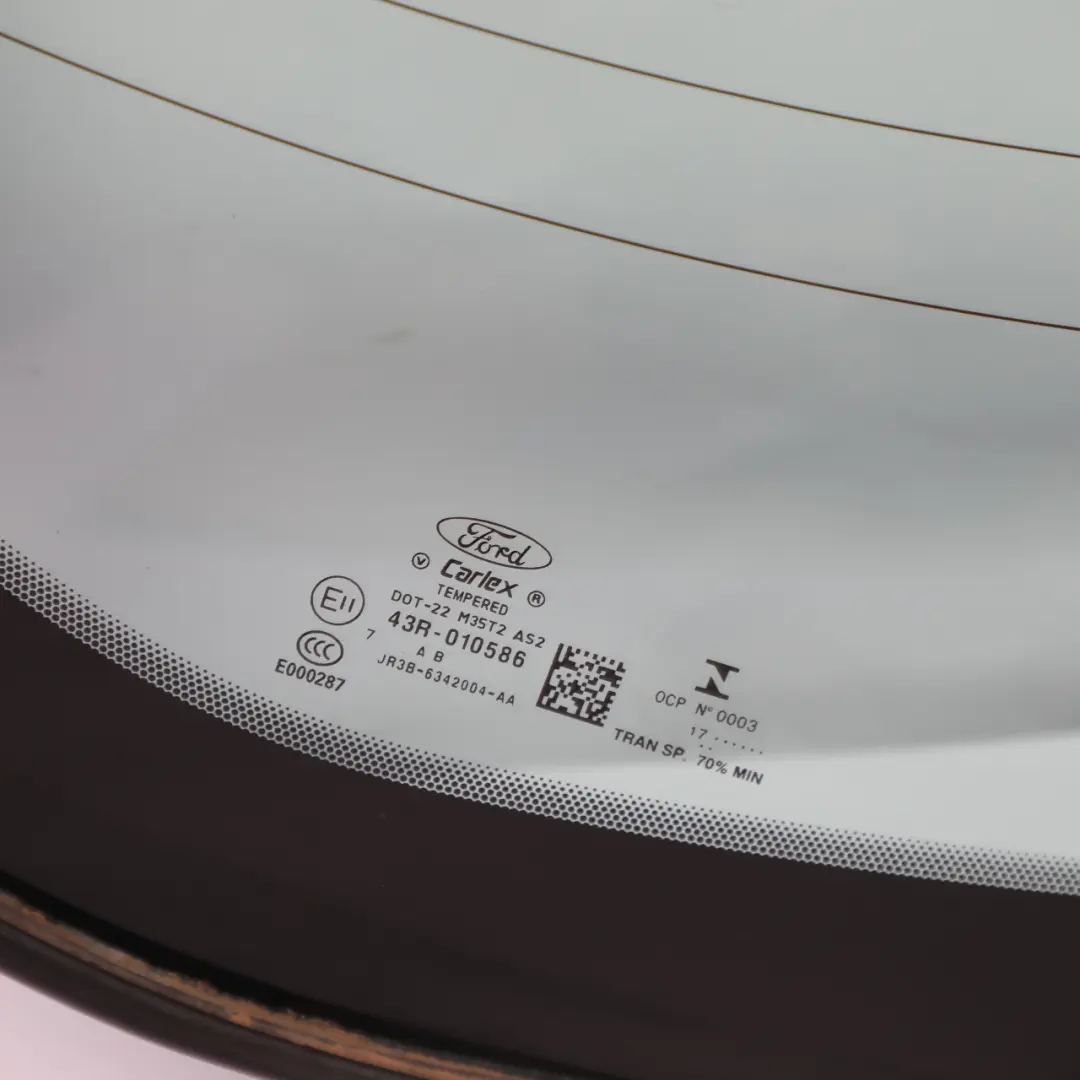 Ford Mustang GT Mk6 Rear Heated Window Glass AS2 JR3B-6342004-AA - SKU JR3B-6342004-AC - Part number JR3B-6342004-AC