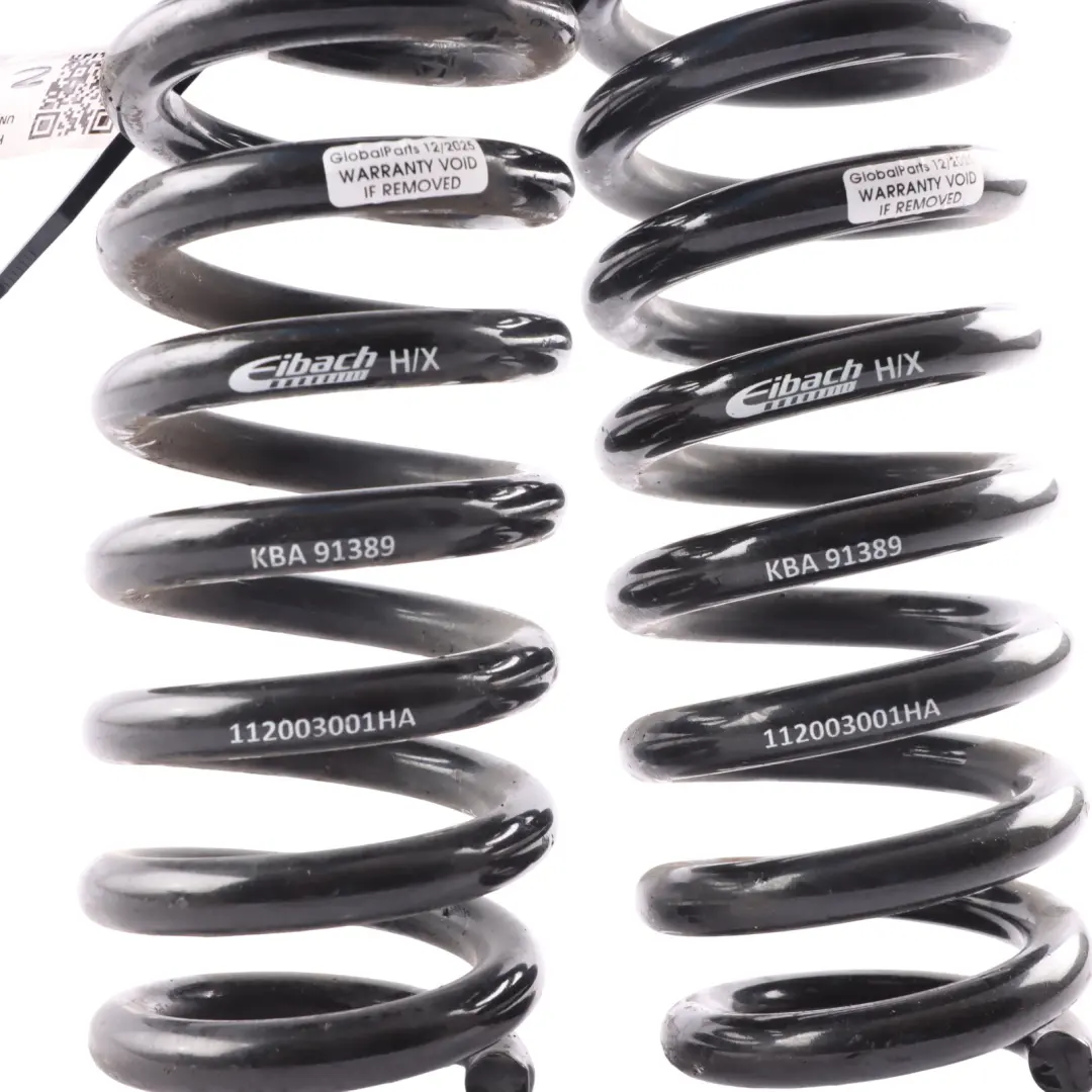 BMW F20 F30 Coil Spring Set Eibach H/X Rear Left Right N/O/S Suspension - SKU KBA91389 - Part number KBA91389