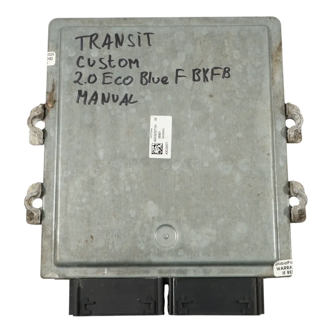 Mk8 2.0 Ecoblue 130HP Motorsteuerungs ECU Kit Manual für Ford Transit mit Teilenummer KK21-12A650-FA Ford Transit Mk8 2.0 Ecoblue 130HP Motorsteuerungs ECU Kit Manual - SKU KK21-12A650-FA-1 - Teilenummer KK21-12A650-FA