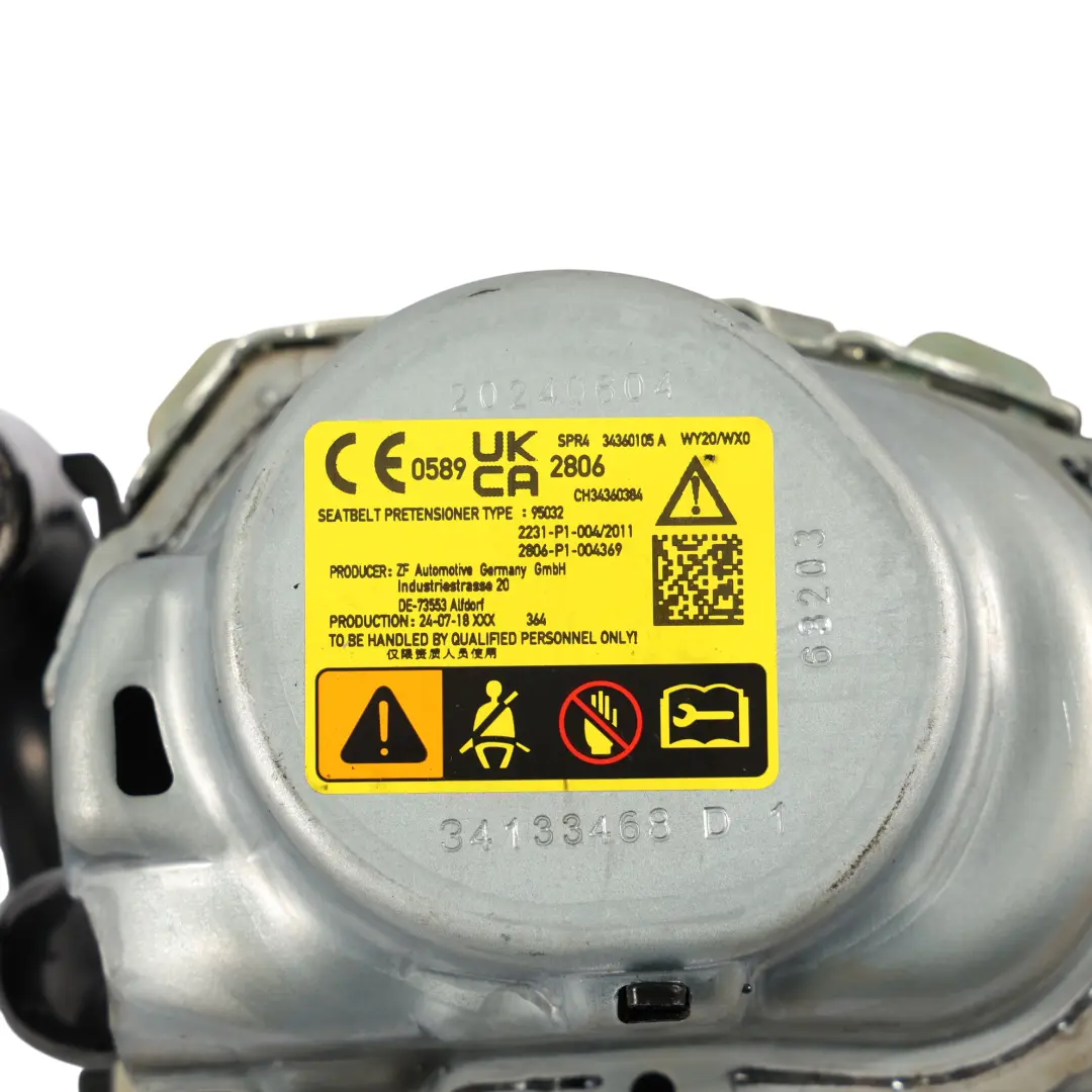 Rücksitzgurt Rechts für Volkswagen VW Amarok NF Ford Ranger 4 mit Teilenummer MB3B-26611E50-BE Volkswagen VW Amarok NF Ford Ranger 4 Rücksitzgurt Rechts - SKU MB3B-26611E50-BE - Teilenummer MB3B-26611E50-BE