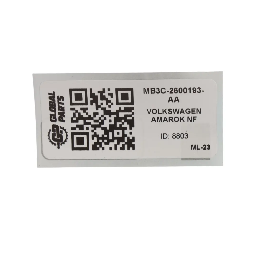 VW Amarok NF Assale Anteriore In Gomma Supporto Assale - SKU MB3C-2600193-AA - Numero di parte MB3C-2600193-AA