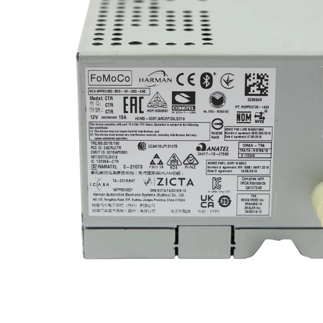 Ford Transit Custom Mk8 Radio Stereo Media Hauptgerät - SKU MK2T-18D804-HH - Teilenummer MK2T-18D804-HH