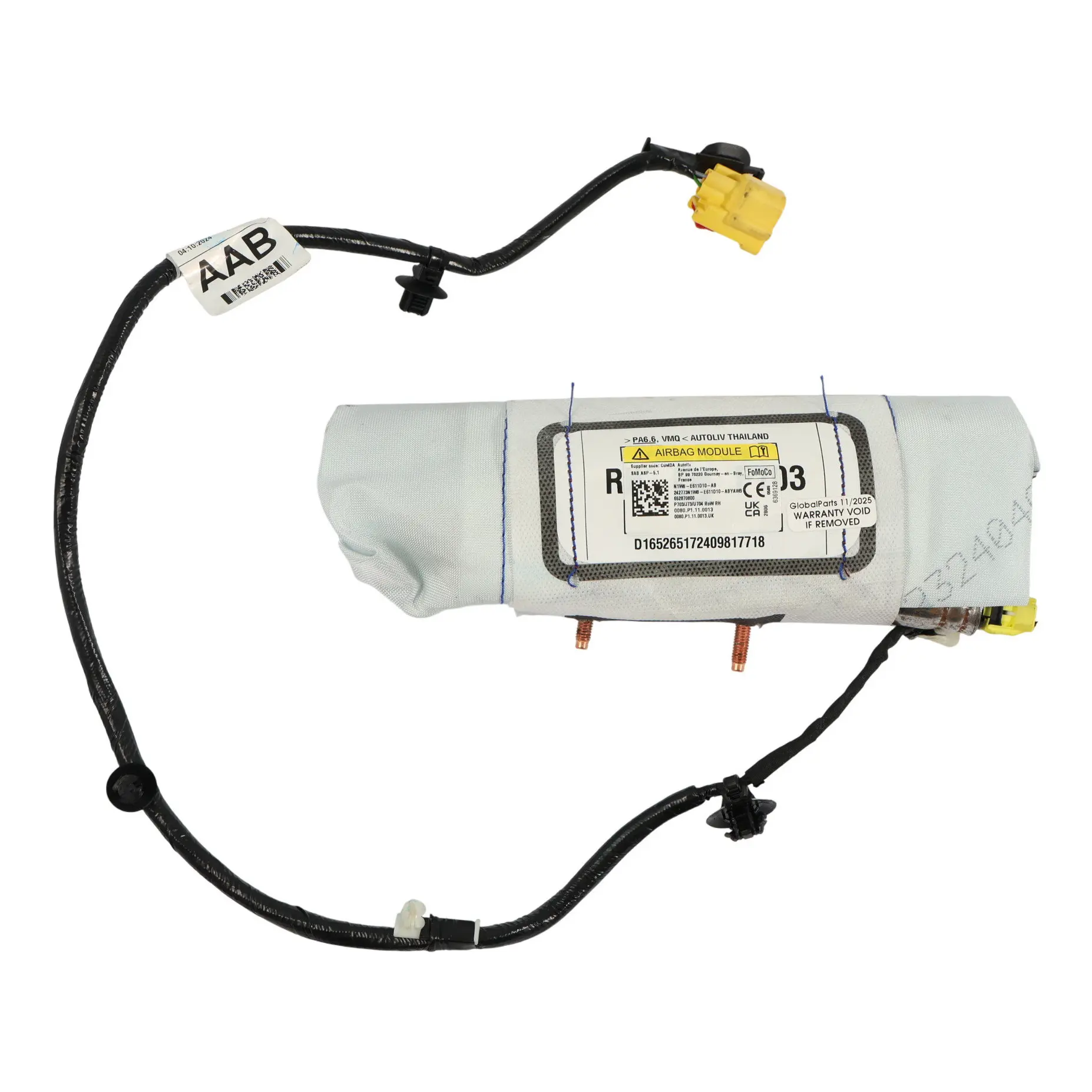 Volkswagen Amarok Mk2 Modul Aria Sedile Anteriore Esterno Destro N1WB-E611D10-AB