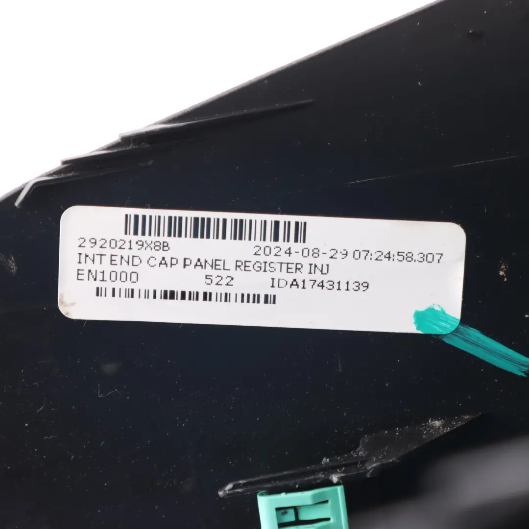 VW Volkswagen Amarok Mk2 Rear Centre Console Trim Cover Panel - SKU N1XB-E04584-EAW - Part number N1XB-E04584-EAW