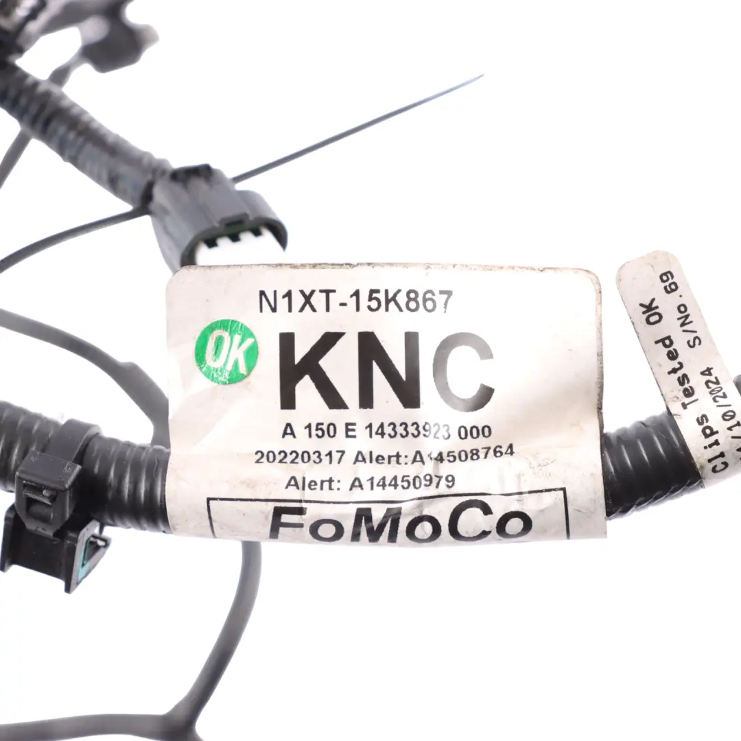 Volkswagen Amarok NF Front Bumper PDC Park Sensor Wiring Harness - SKU N1XT-15K867-KNC - Part number N1XT-15K867-KNC