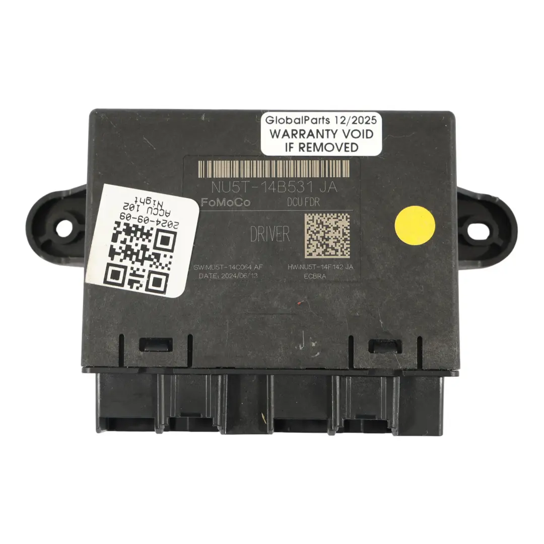 Mk2 Module Commande Porte Avant/Arrière Côté Conducteur pour VW Amarok à propos du numéro de pièce NU5T-14B531-JA VW Amarok Mk2 Module Commande Porte Avant/Arrière Côté Conducteur - SKU NU5T-14B531-JA - Numéro de pièce NU5T-14B531-JA