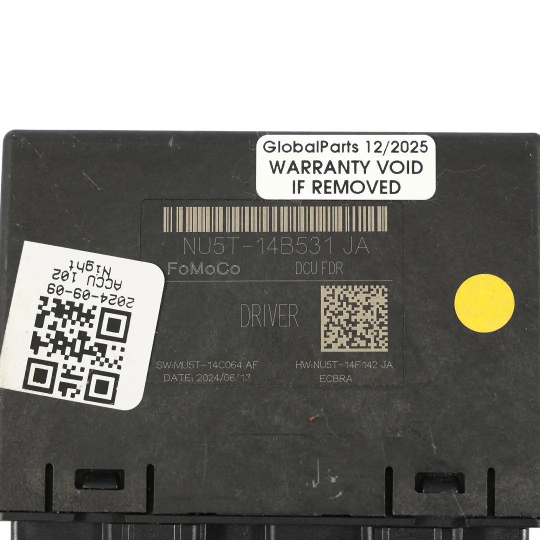 Mk2 Módulo Puerta Delantera Trasera Lado Conductor para VW Amarok con número de pieza NU5T-14B531-JA VW Amarok Mk2 Módulo Puerta Delantera Trasera Lado Conductor - SKU NU5T-14B531-JA - Número de pieza NU5T-14B531-JA