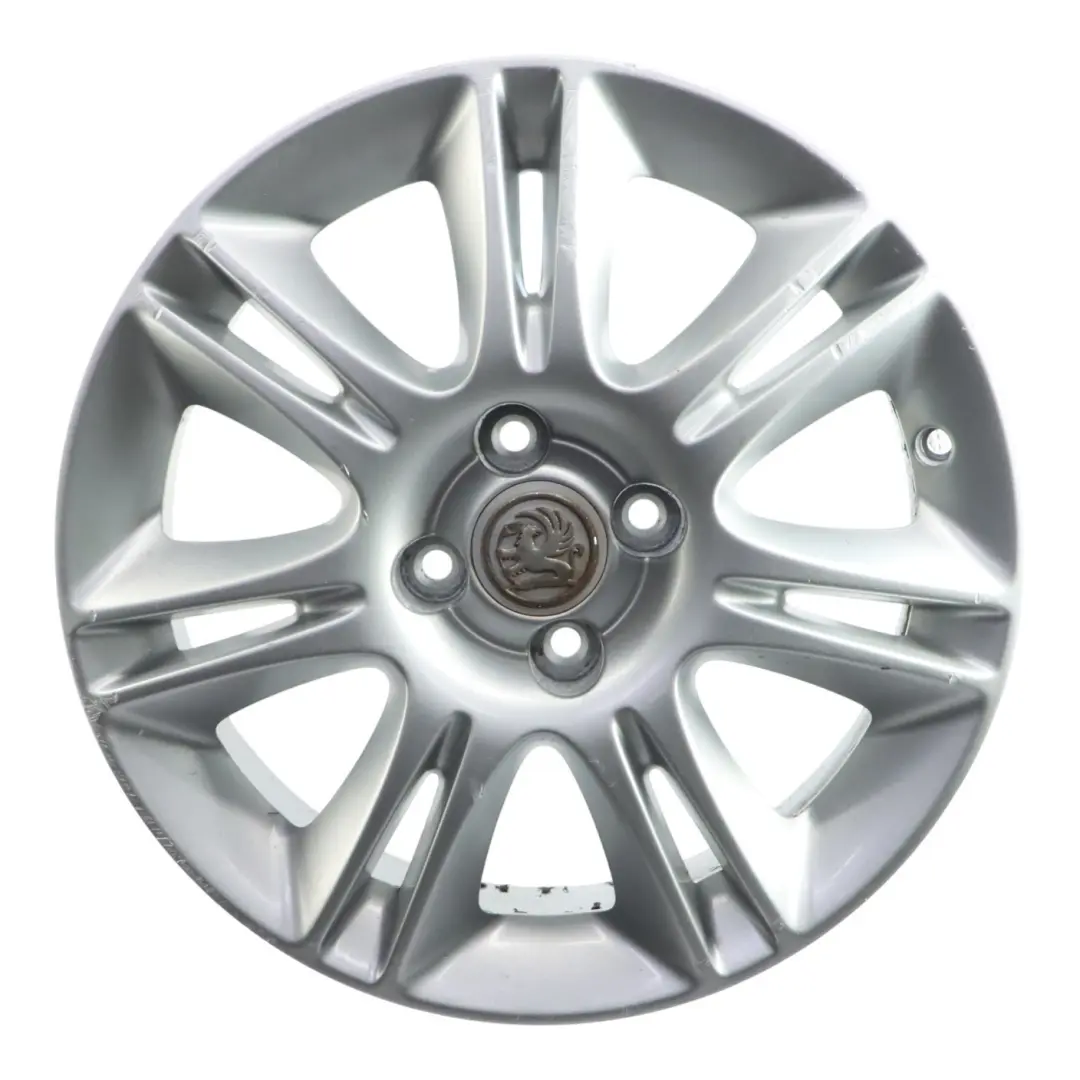 Opel Corsa Felge Leicht Metall Felge Silber OPO33 16" 6J ET:40 K5 - SKU OPO33-K5 - Teilenummer OPO33-K5