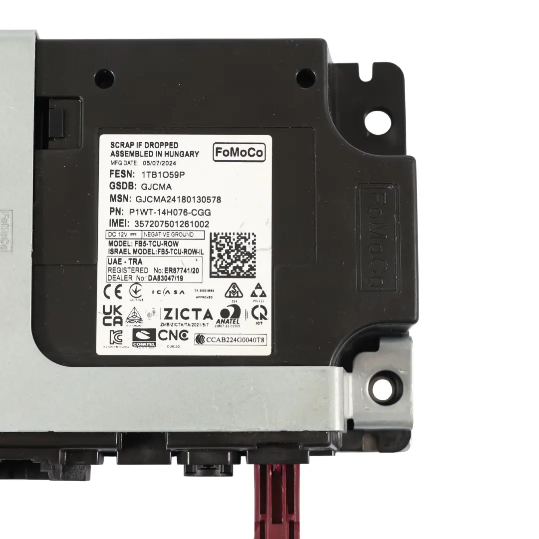 VW Volkswagen Amarok Mk2 Unidad De Control Módulo ECU - SKU P1WT-14H076-CGG - Número de pieza P1WT-14H076