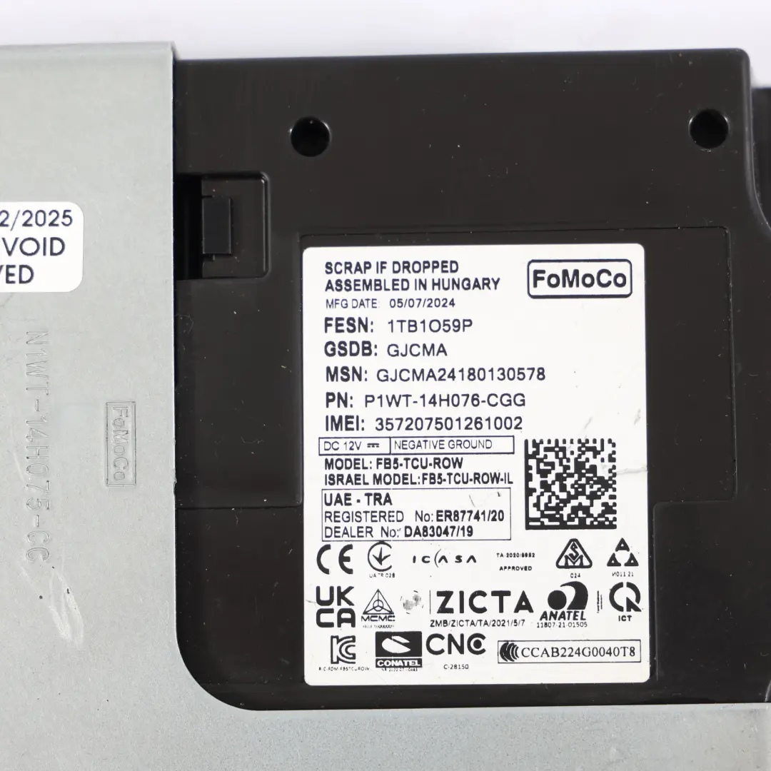 Mk2 Steuergerät Modul ECU für VW Volkswagen Amarok mit Teilenummer P1WT-14H076 VW Volkswagen Amarok Mk2 Steuergerät Modul ECU - SKU P1WT-14H076-CGG - Teilenummer P1WT-14H076