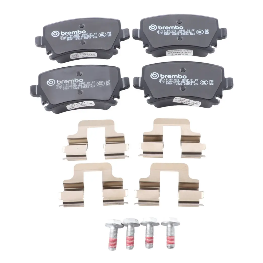  BREMBO Rear Axle Brake Pads Set Left Right N/O/S - SKU P85073 - Part number P85073