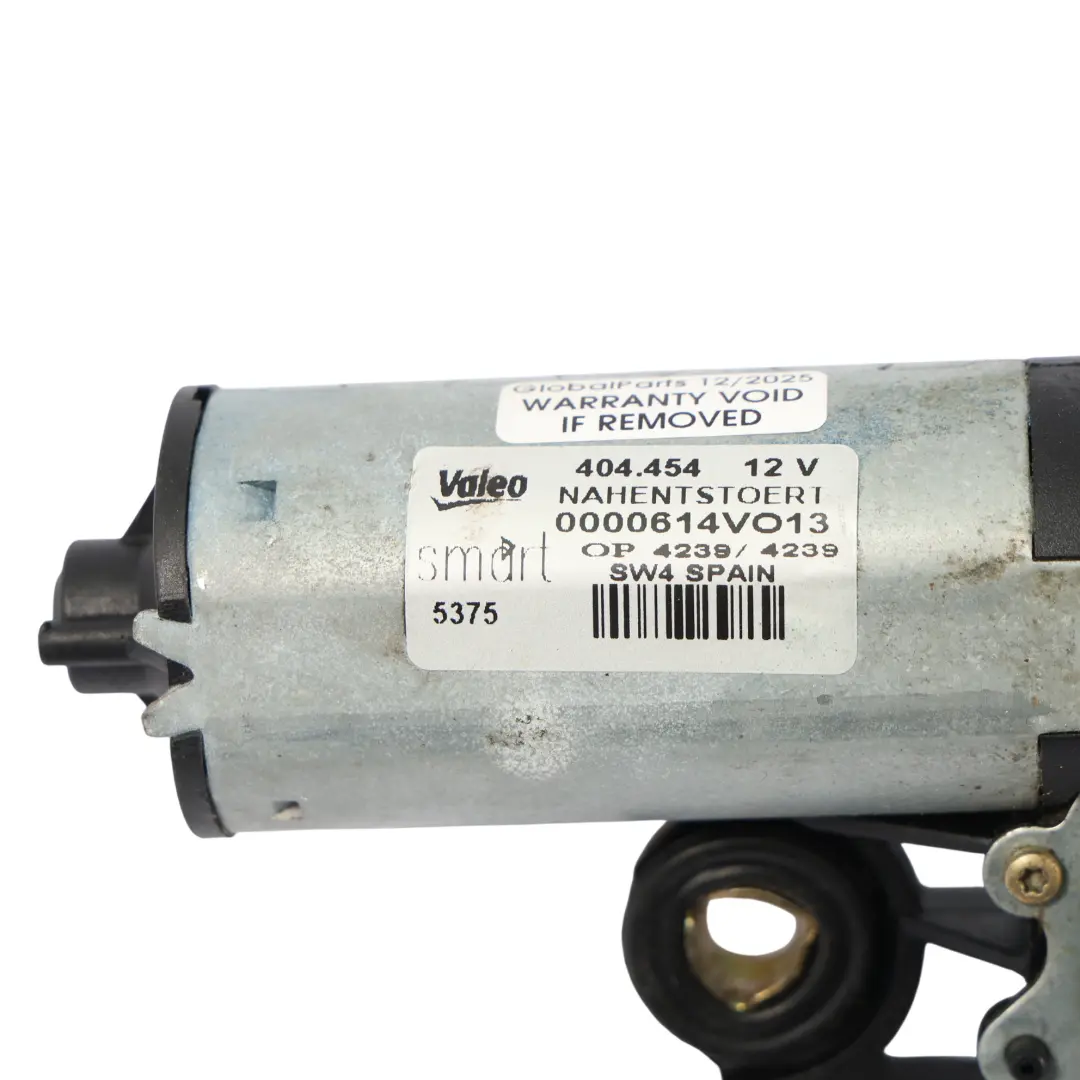 Smart Fortwo C450 Moteur D'Essuie-Glace Arrière - SKU Q0000614V013000000 - Numéro de pièce Q0000614V013000000