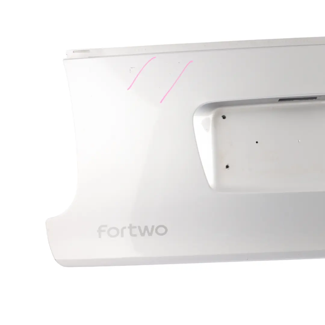 C450 Boot Tailgate Trunk Lid Rear Cover Silver Metallic - EAD to Smart Fortwo with Part number Q0000640V018C50L00 Smart Fortwo C450 Boot Tailgate Trunk Lid Rear Cover Silver Metallic - EAD - SKU Q0000640V018C50L00-SILV - Part number Q0000640V018C50L00