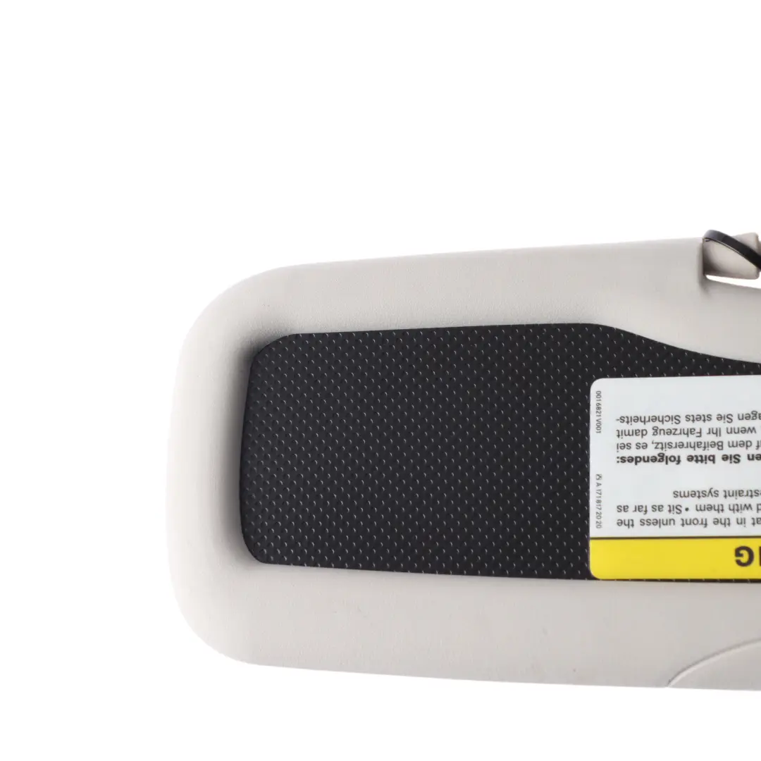 Smart C450 Front Sunvisor Panel Sun Visor Grey Left N/S - SKU Q0000705V009C24A00 - Part number Q0000705V009C24A00