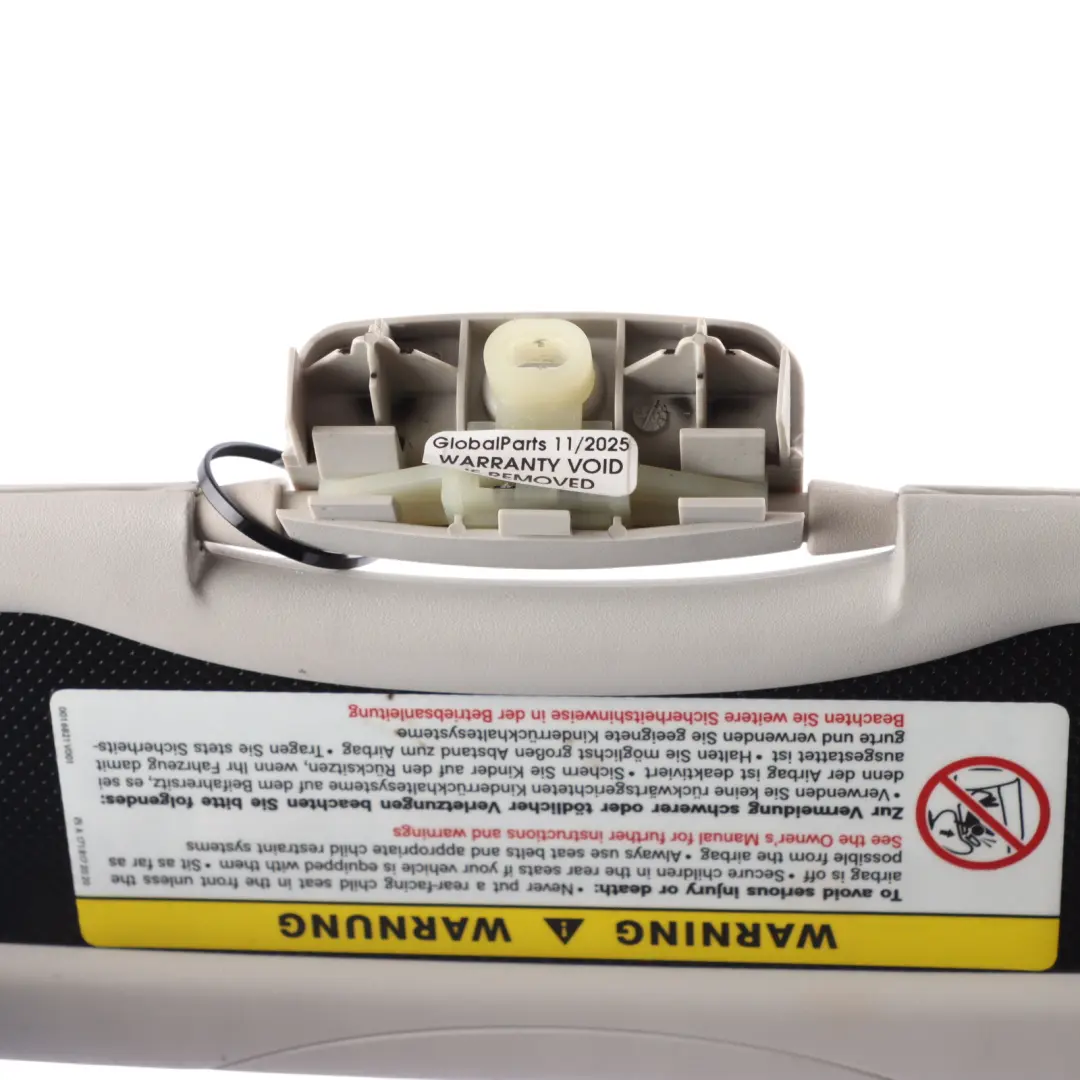 Smart C450 Front Sunvisor Panel Sun Visor Grey Left N/S - SKU Q0000705V009C24A00 - Part number Q0000705V009C24A00