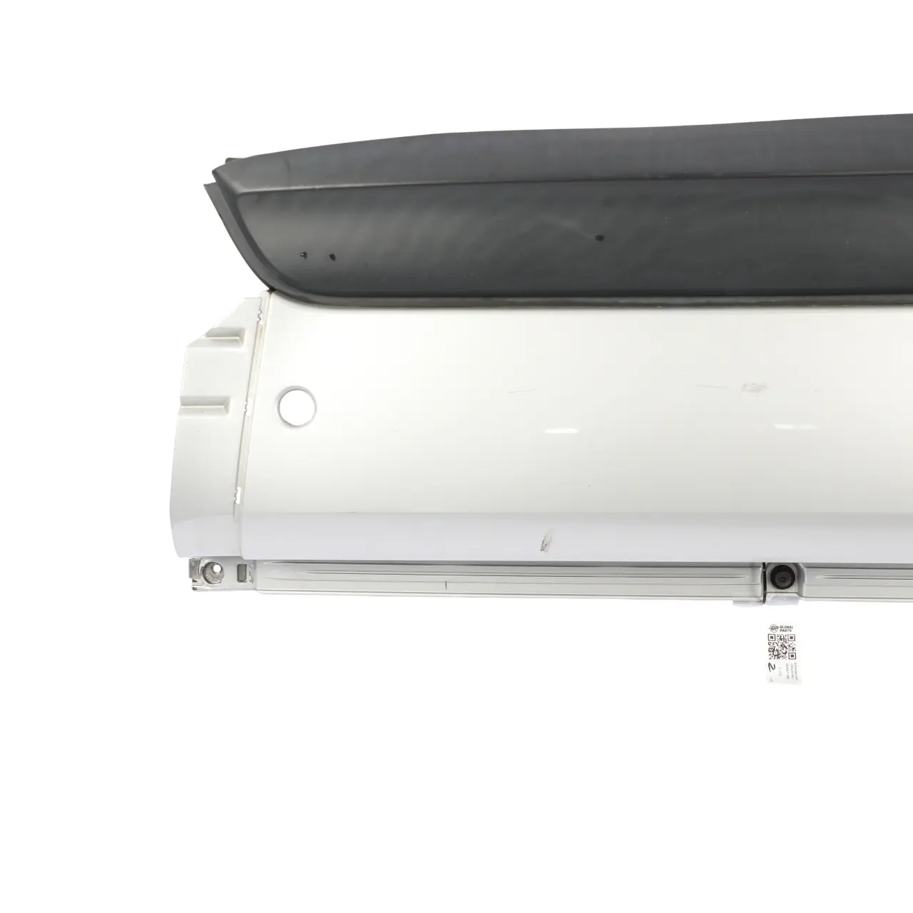 Smart Fortwo C450 Rear Bumper Trim Panel Covering Silver Metallic - EAD