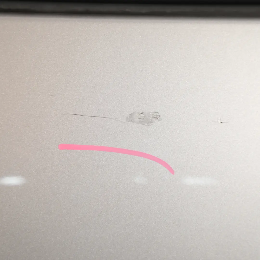 Smart Fortwo C450 Rear Bumper Trim Panel Covering Silver Metallic - EAD - SKU Q0000941V013C50L00-SILV - Part number Q0000941V013C50L00