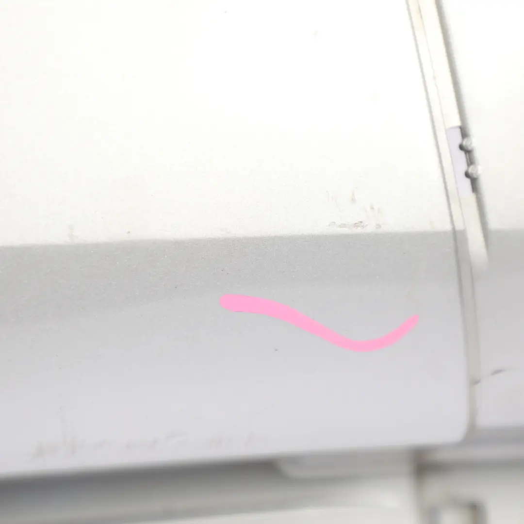 Smart Fortwo C450 Rear Bumper Trim Panel Covering Silver Metallic - EAD - SKU Q0000941V013C50L00-SILV - Part number Q0000941V013C50L00