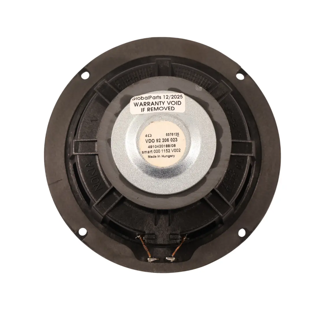 Smart Fortwo C450 Cruscotto Altoparlante Laterale Audio - SKU Q0001152V002000000 - Numero di parte Q0001152V002000000