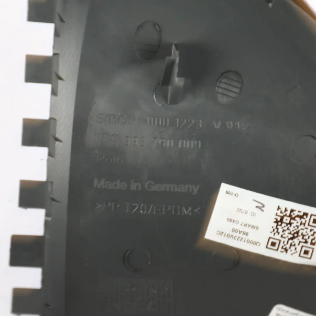 Smart Fortwo C450 Instrument Cluster Surround Trim Cover 0001223V012 - SKU Q0001223V012C96A00 - Part number Q0001223V012C96A00