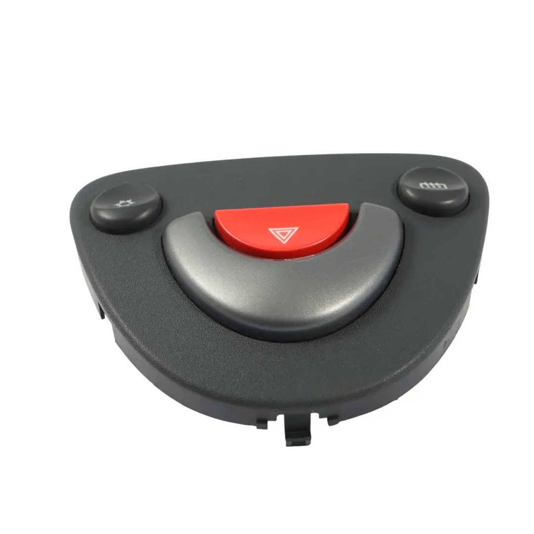 C450 Dashboard Control Panel Hazard Light Switch to Smart Fortwo with Part number Q0001284V013C73Y00 Smart Fortwo C450 Dashboard Control Panel Hazard Light Switch - SKU Q0001284V013C73Y00 - Part number Q0001284V013C73Y00