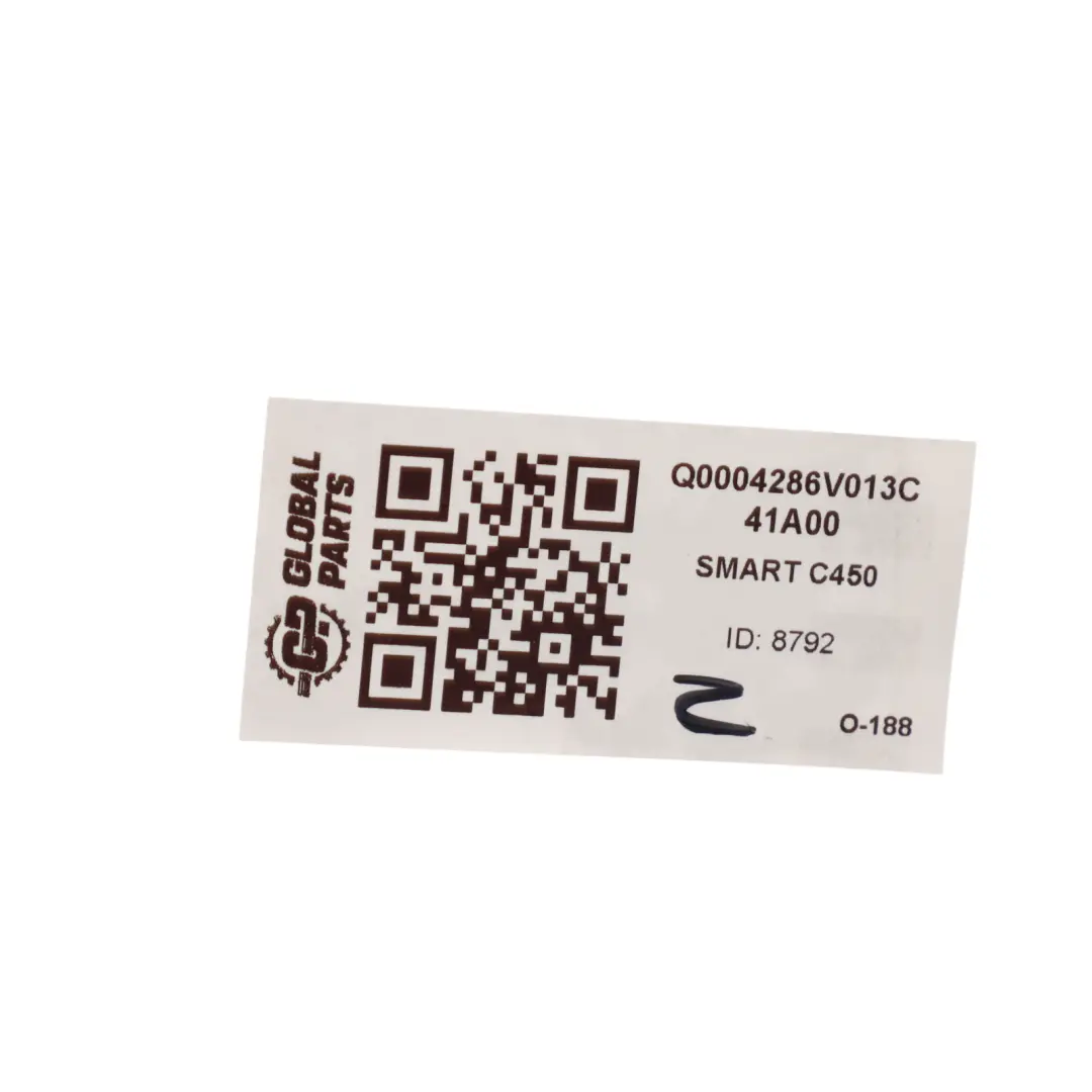 C450 Front Door Side Window Glass AS2 Right O/S to Smart ForTwo with Part number Q0004672V013C41A00 Smart ForTwo C450 Front Door Side Window Glass AS2 Right O/S - SKU Q0004672V013C41A00 - Part number Q0004672V013C41A00