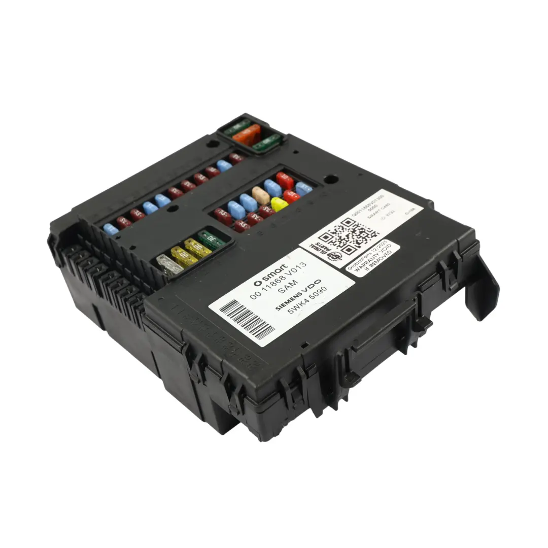 C450 SAM Modulo Unità Di Controllo Fusibili per Smart Fortwo con numero di parte Q0011868V013000000 Smart Fortwo C450 SAM Modulo Unità Di Controllo Fusibili - SKU Q0011868V013000000 - Numero di parte Q0011868V013000000