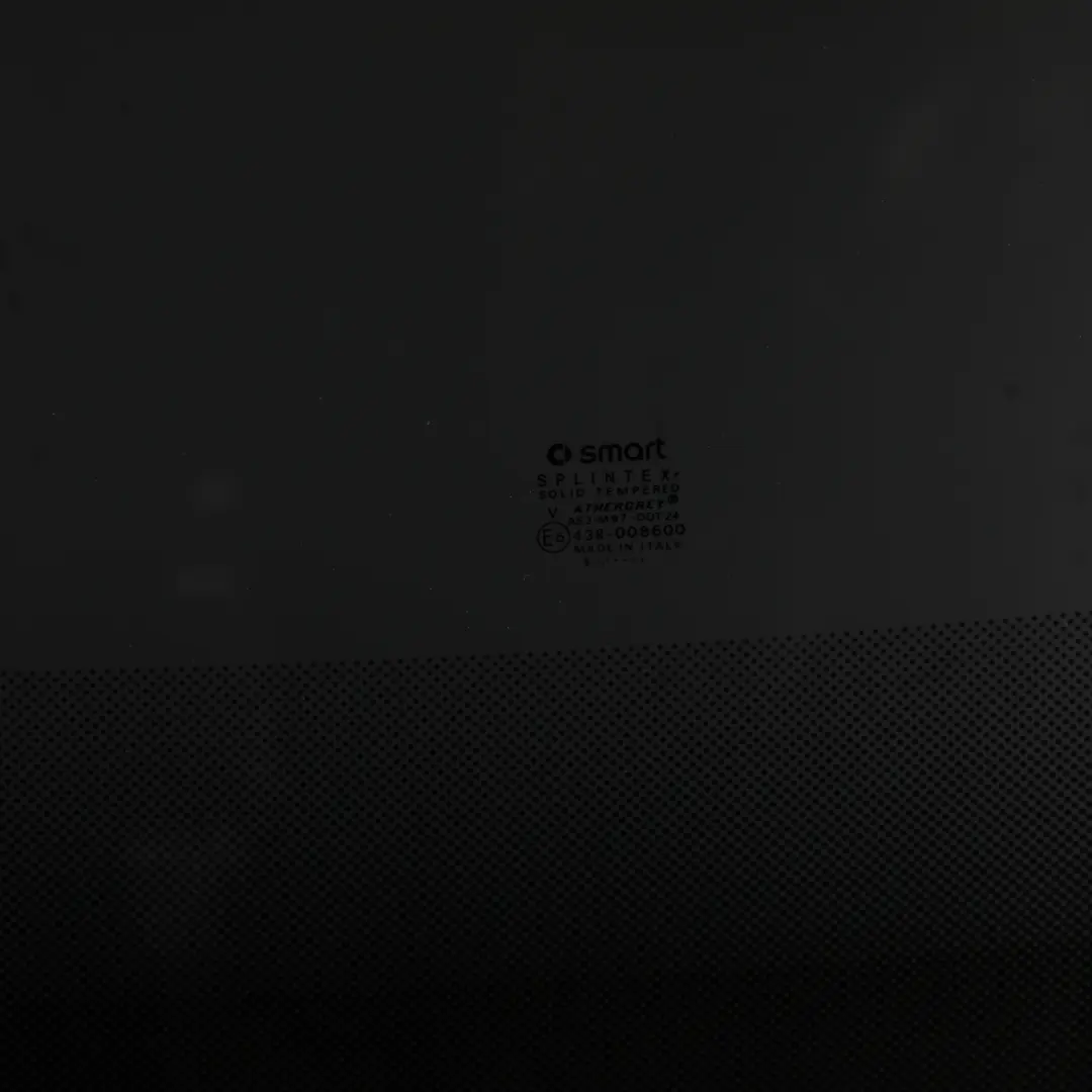 Smart Fortwo 450 Panorama Panoramic Roof Glass Window Glazing Tinted AS3 - SKU Q0014793V002000000 - Part number Q0014793V002000000