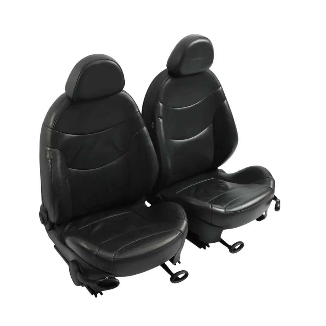Mini Cooper One R50 R53 Panther Black Leather Gravity Interior Seats Seat - SKU R50-SPORT-LEATHER-GRAVITY-SEATS-T6PN-1 - Part number 7155100