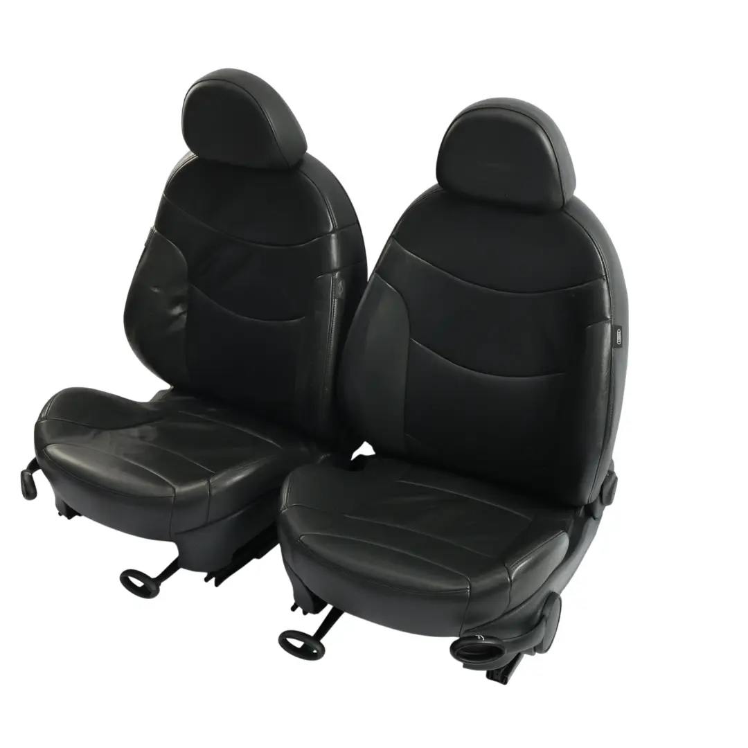 Leather Gravity Interior Seats Seat to Mini Cooper One R50 R53 Panther Black with Part number 7155100 Mini Cooper One R50 R53 Panther Black Leather Gravity Interior Seats Seat - SKU R50-SPORT-LEATHER-GRAVITY-SEATS-T6PN-1 - Part number 7155100