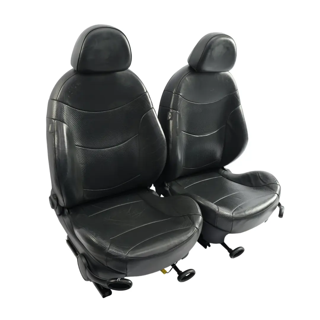  Sedili Mini Panther Black Leather Profile Anteriore Posteriore - SKU R50-SPORT-LEATHER-PROFILE-T5PN-SET-1 - Numero di parte R50