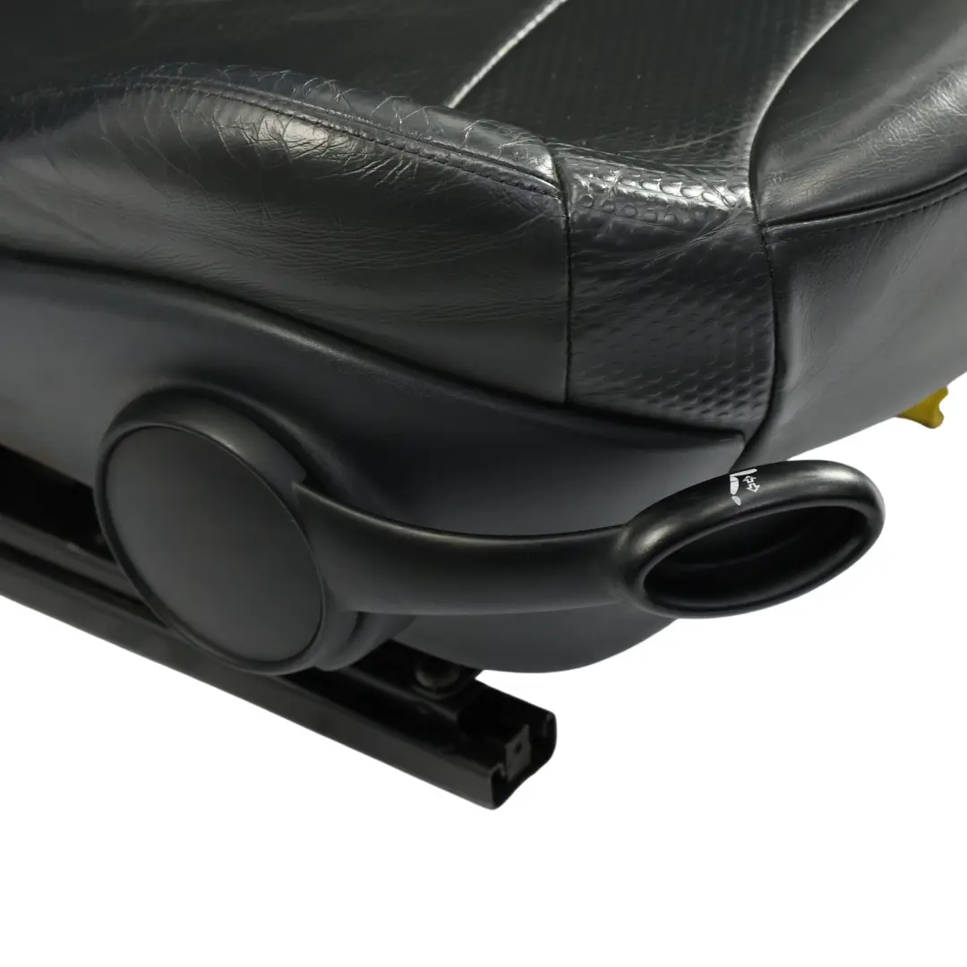 Sitze Panther Schwarzes Leder Beheizbare Vorder Rücksitze für Mini Cooper R53 mit Teilenummer R50 Mini Cooper R53 Sitze Panther Schwarzes Leder Beheizbare Vorder Rücksitze - SKU R50-SPORT-LEATHER-PROFILE-T5PN-SET-1 - Teilenummer R50