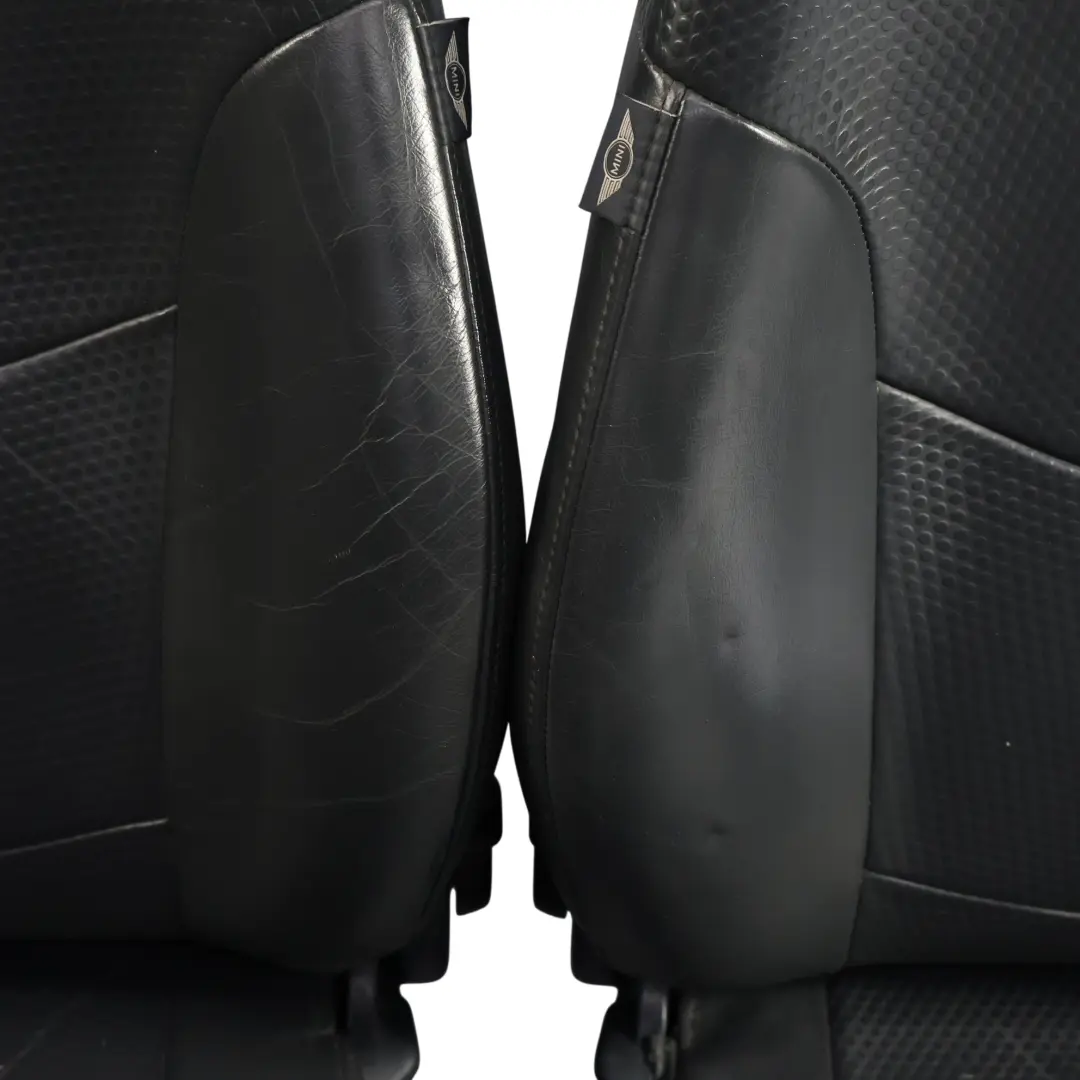  Sedili Mini Panther Black Leather Profile Anteriore Posteriore - SKU R50-SPORT-LEATHER-PROFILE-T5PN-SET-1 - Numero di parte R50