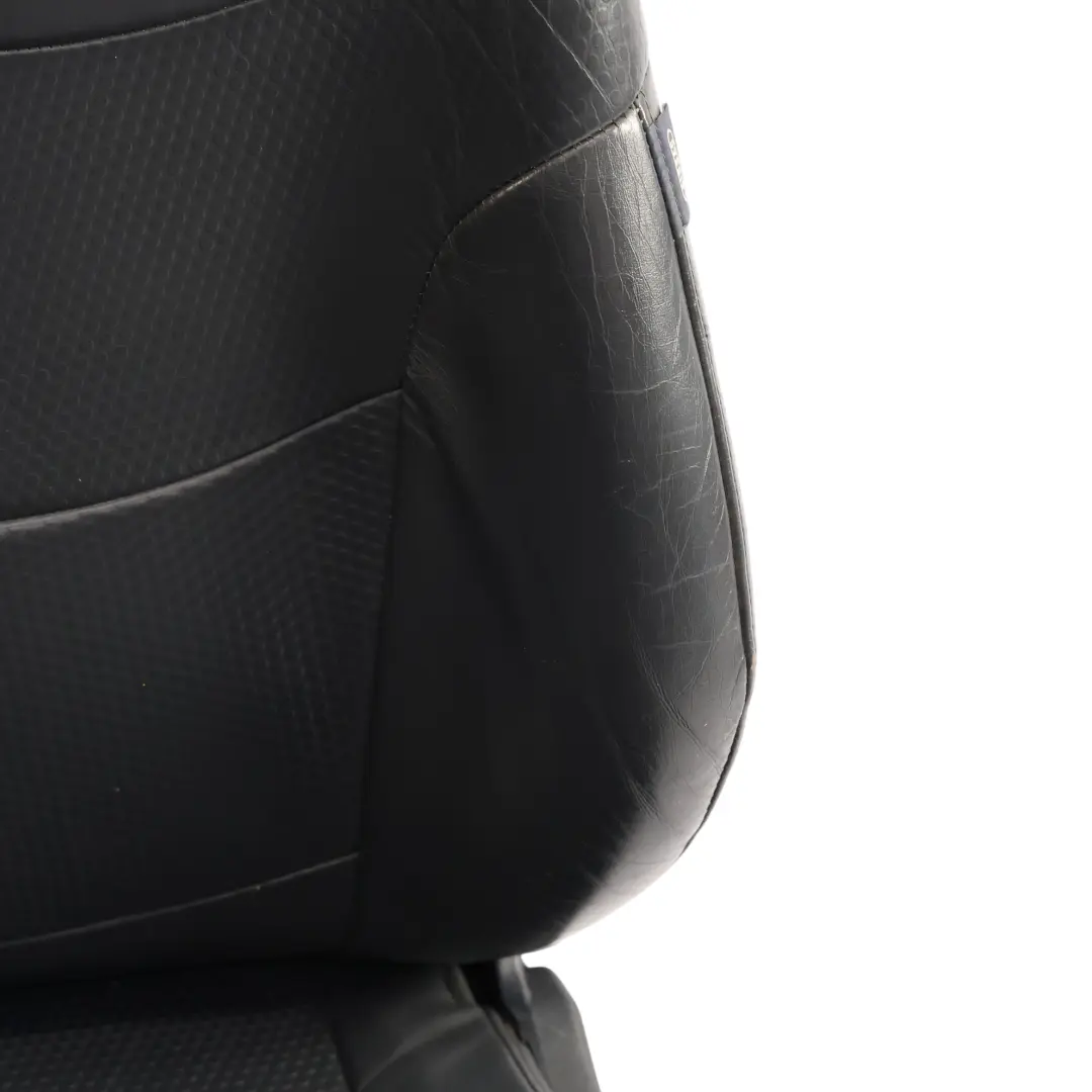 Asientos Panther Negro Cuero Perfil Delantero Trasero para Mini R53 con número de pieza R50 Mini R53 Asientos Panther Negro Cuero Perfil Delantero Trasero - SKU R50-SPORT-LEATHER-PROFILE-T5PN-SET-1 - Número de pieza R50