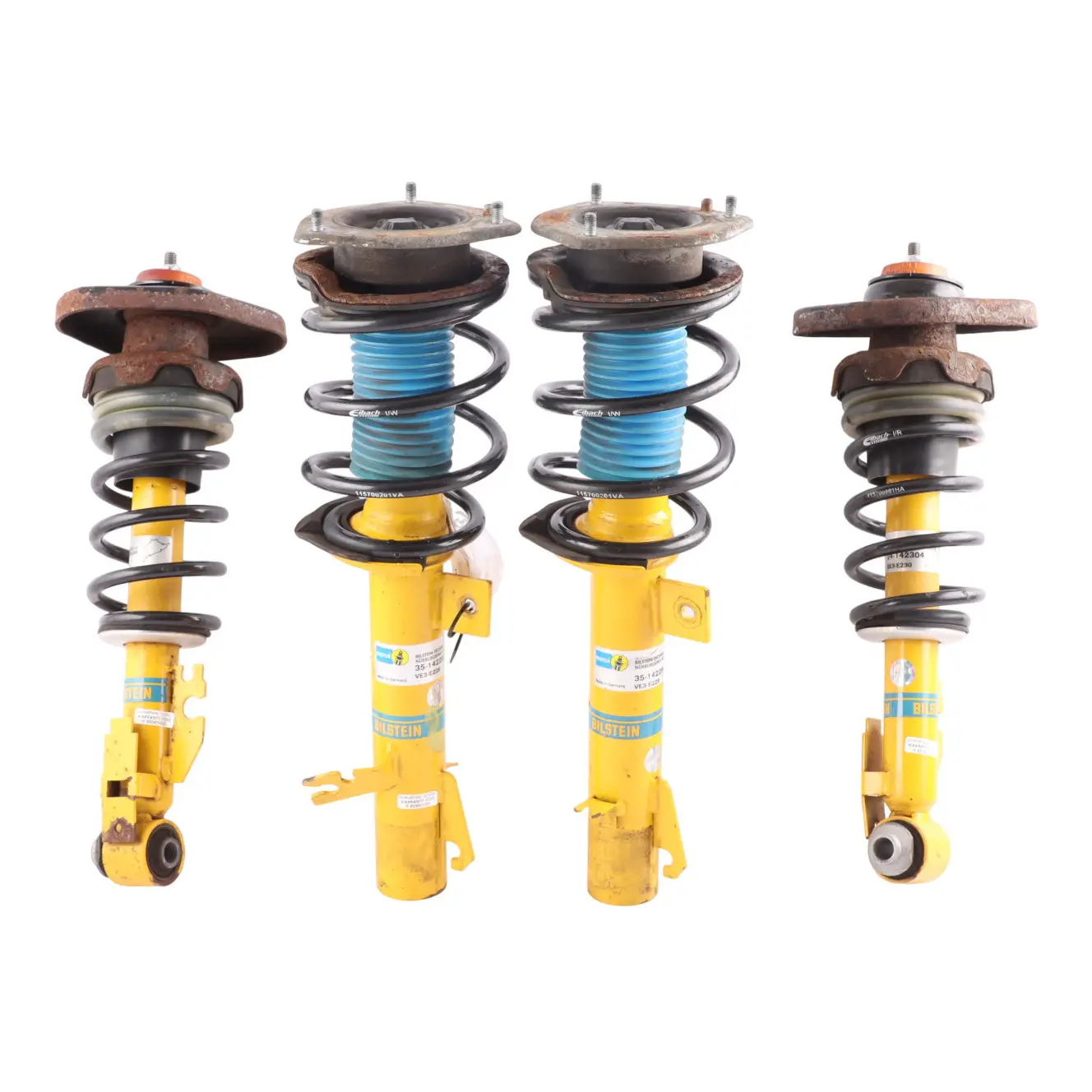 Mini R56 Bilstein Spring Strut Cooper S Front Rear Shock Absorber Suspension Set