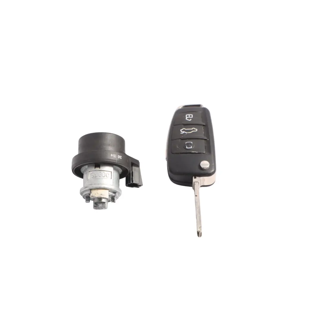 Front Door Lock Barrel Coil Cylinder Key Fob Right O/S to Audi A4 S4 B7 with Part number 107837064CD Audi A4 S4 B7 Front Door Lock Barrel Coil Cylinder Key Fob Right O/S - SKU RHD-107837064CD-1 - Part number 107837064CD
