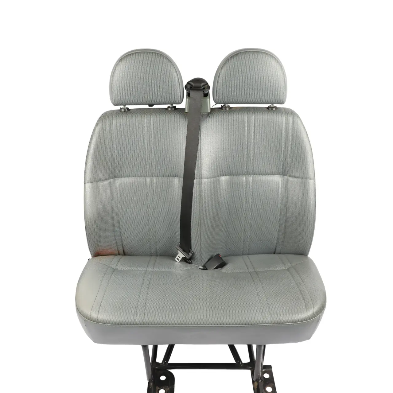 Ford Transit Mk7 Front Double Seat Fabric Cloth Grey Left N/S