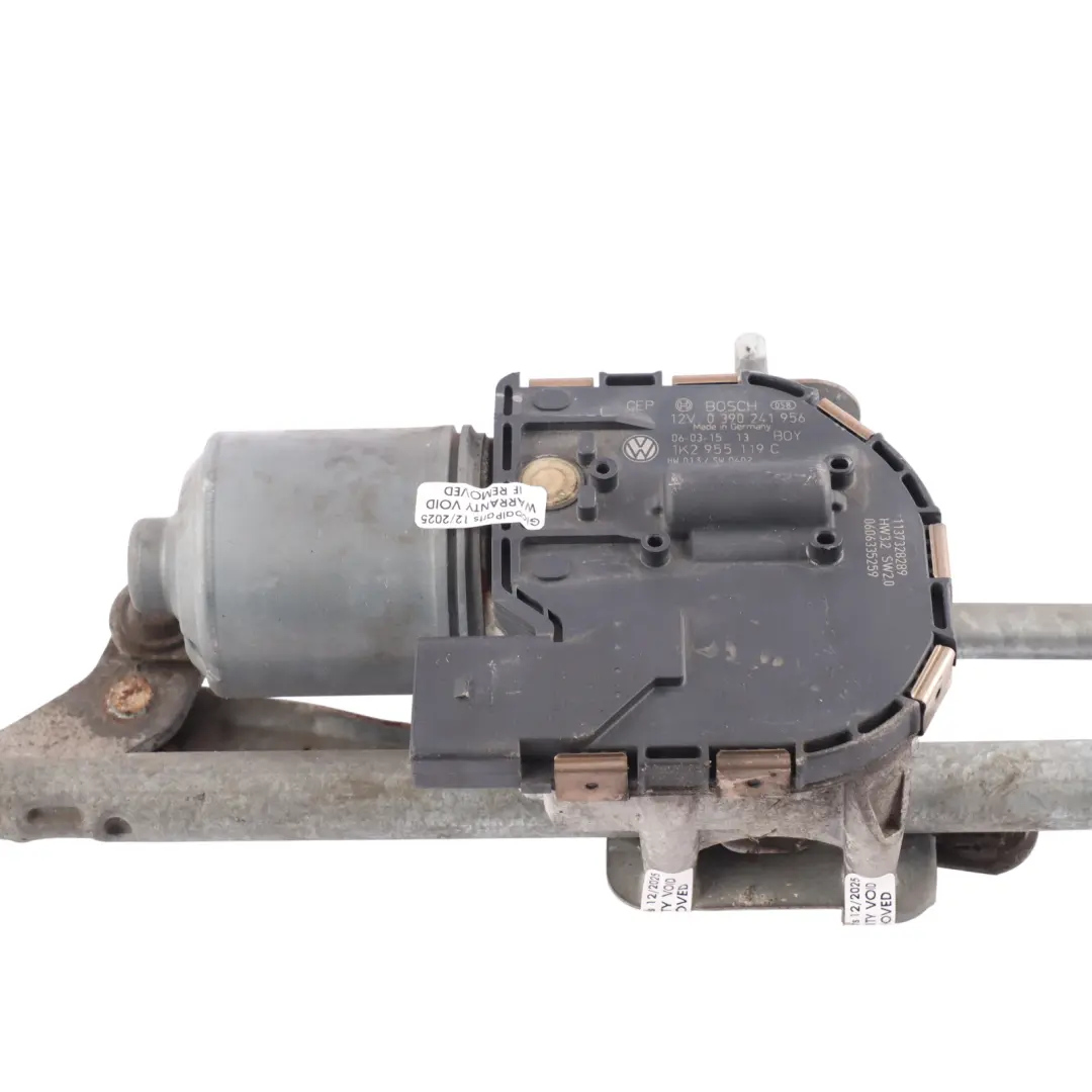 VW Volkswagen Golf Mk5 Front Windscreen Wiper Linkage Motor System 1K2955119F - SKU RHD-1K2955023F - Part number 1K2955023F