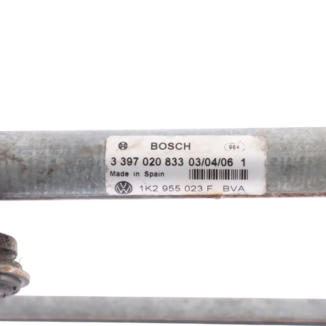 VW Volkswagen Golf Mk5 Front Windscreen Wiper Linkage Motor System 1K2955119F - SKU RHD-1K2955023F - Part number 1K2955023F