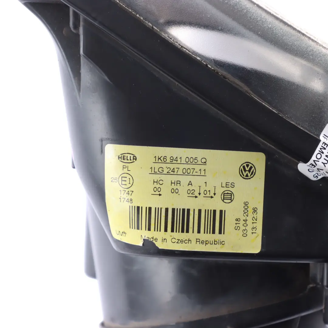 Mk5 Front Headlight Headlamp Light Lamp Left N/S to VW Volkswagen Golf V with Part number 1K6941029Q VW Volkswagen Golf V Mk5 Front Headlight Headlamp Light Lamp Left N/S - SKU RHD-1K6941029Q-1 - Part number 1K6941029Q