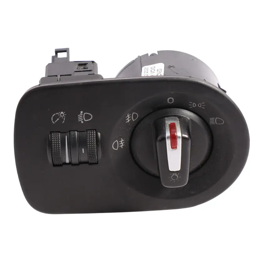 Mk2 1P Light Switch Headlight Control Unit Panel to Seat Leon with Part number 1P2941431AH Seat Leon Mk2 1P Light Switch Headlight Control Unit Panel - SKU RHD-1P2941431AH - Part number 1P2941431AH